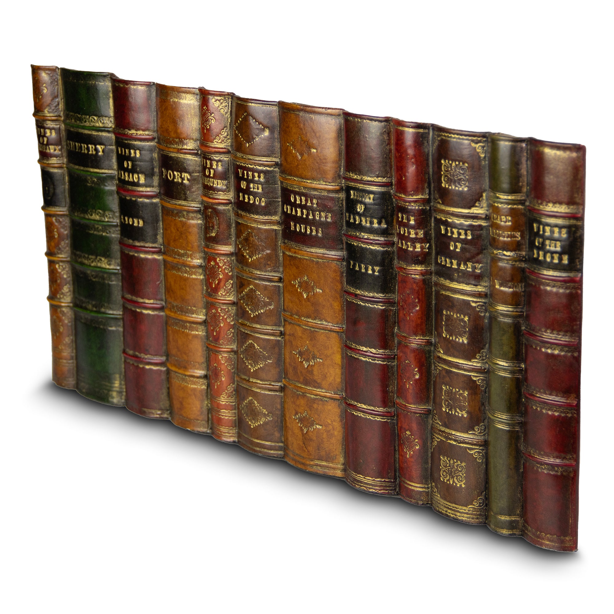 Assorted Wines Faux Book Hideaway Panel - Original Book Works