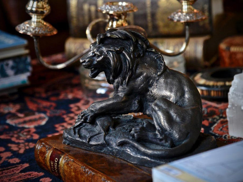 Congo Lion Paperweight - Original Book Works