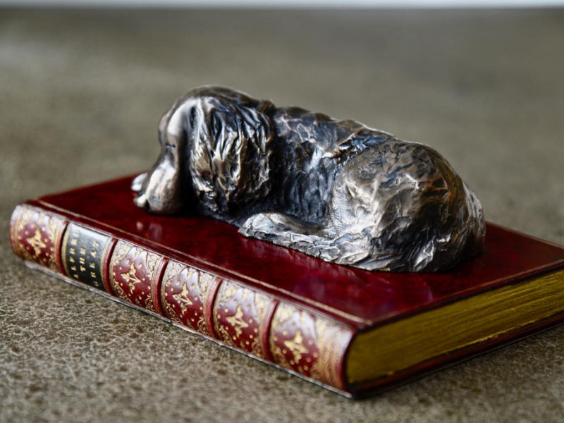 Spaniel Book Paperweight - Original Book Works