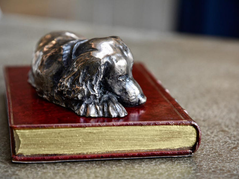 Spaniel Book Paperweight - Original Book Works