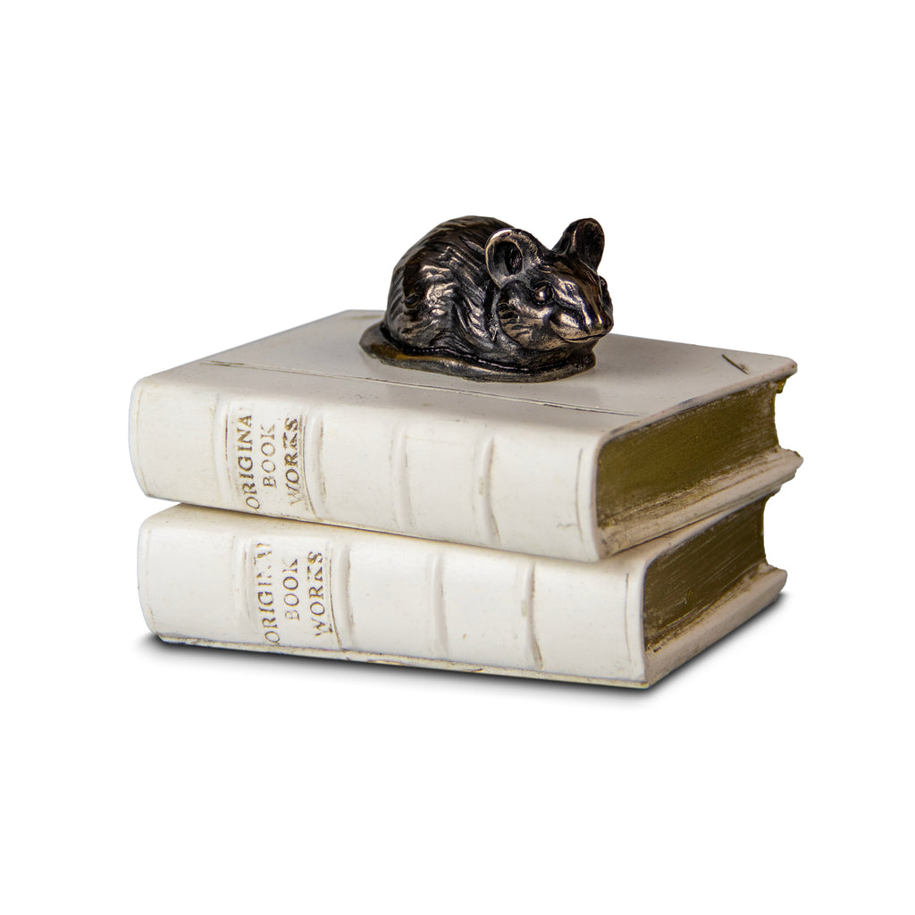 The original book works ペーパーウェイト クマ Mouse Double Book Paperweight – Original Book Works