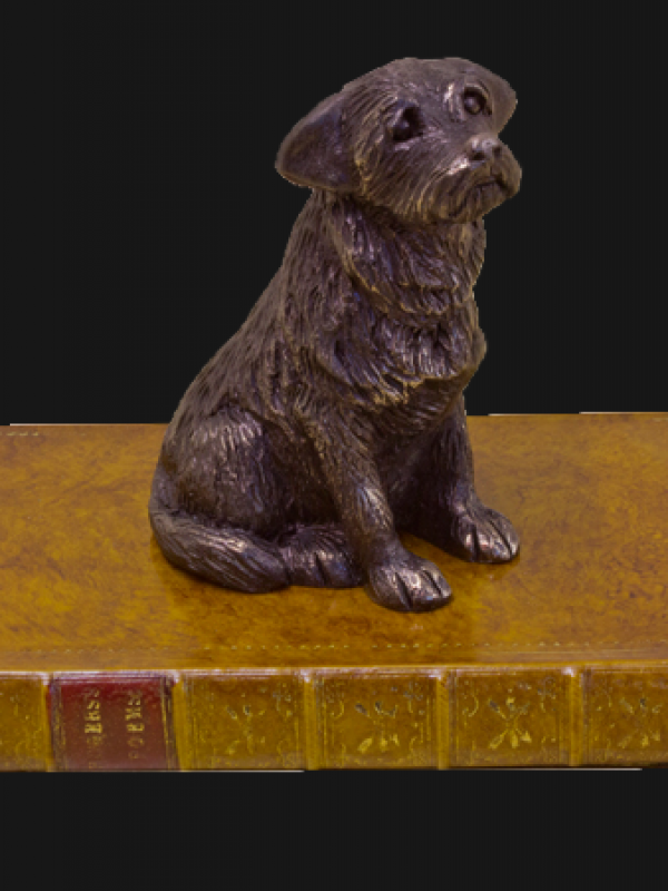Border Terrier Paperweight - Original Book Works