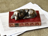 Spaniel Book Paperweight - Original Book Works
